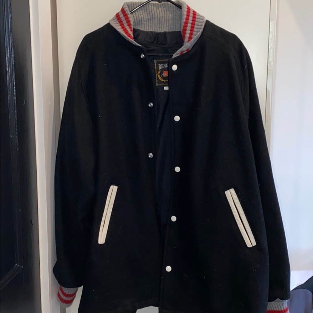 Rennoc Classic Varsity Jacket Large